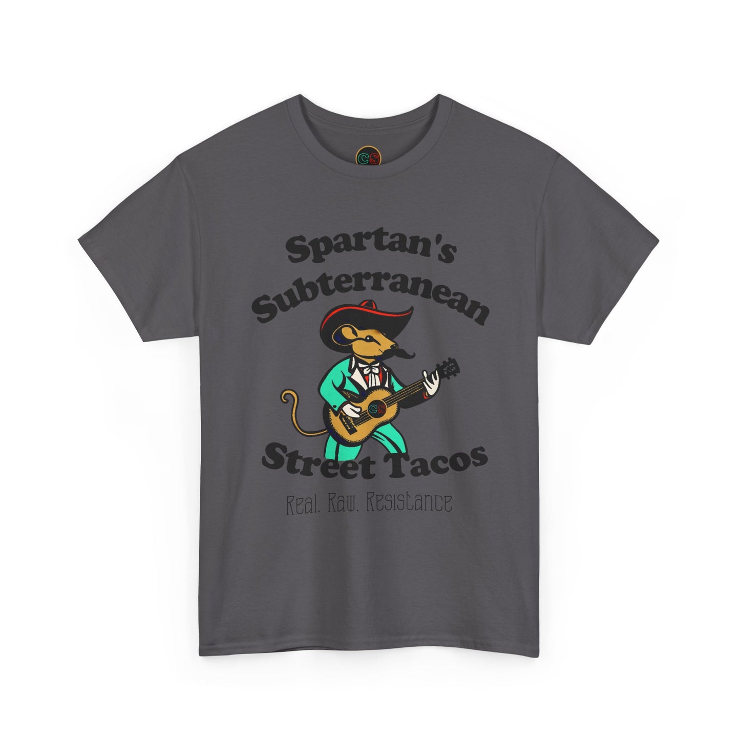 Spartan's Subterranean Tacos - Unisex Heavy Cotton Tee - Demolition Man Practically Prophesy