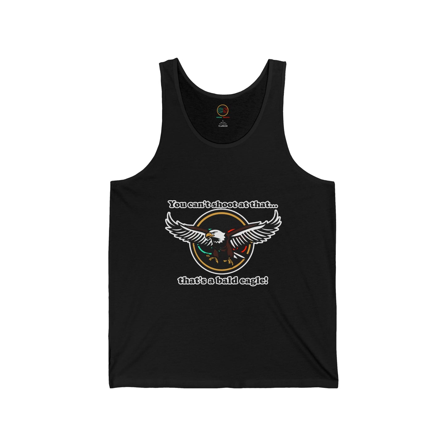 That's a Bald Eagle! Unisex Jersey Tank Cinema Siblings Peacemaker - Demeaning the Hero