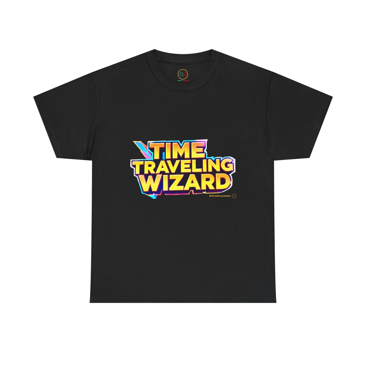 Time Traveling Wizard - Unisex Heavy Cotton Tee - Cinema Siblings - The Abandons: The Worst Western Ever Made