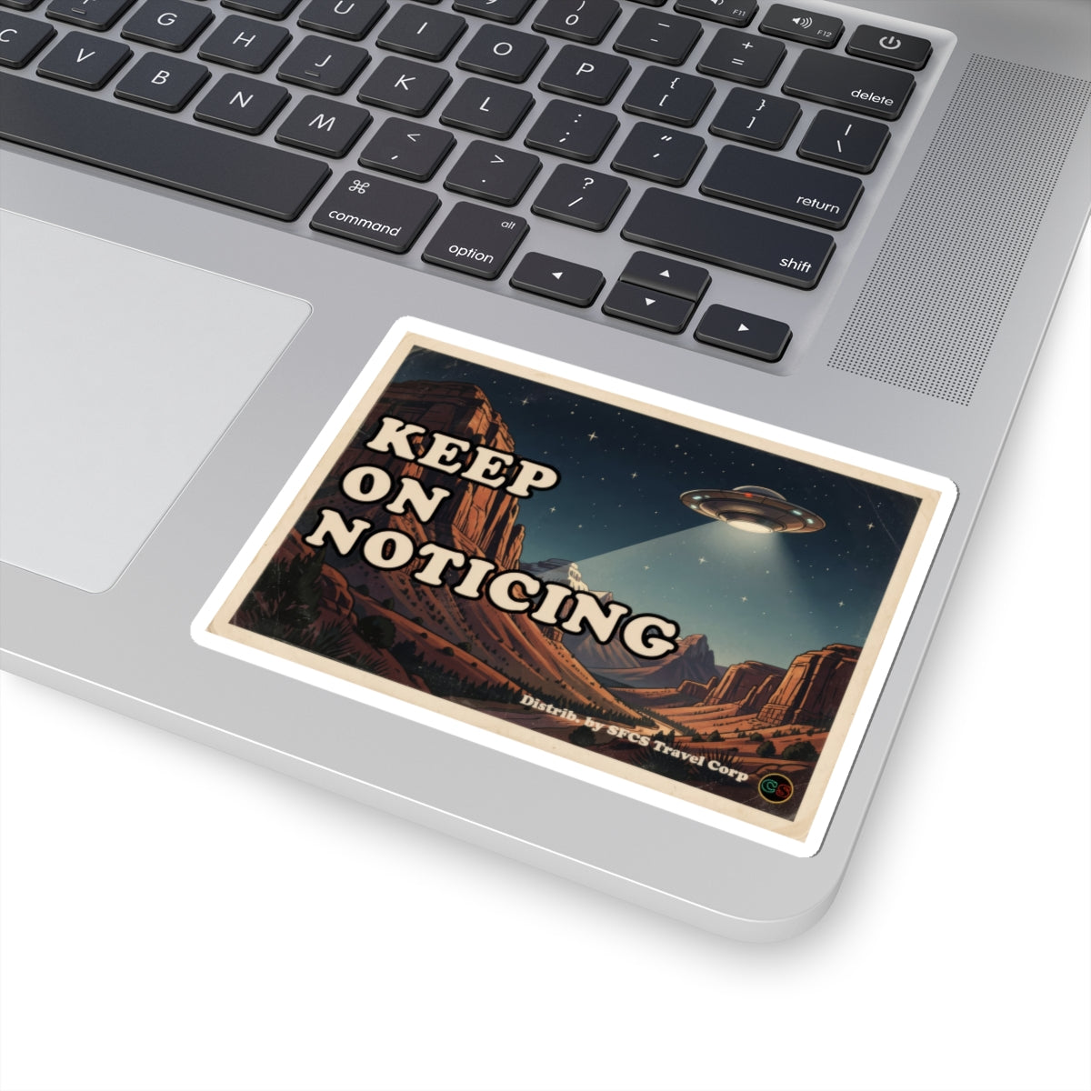 Keep on Noticing - Cinema Siblings Stickers - Multiple Sizes - Close Encounters of the Third Kind Psyop, Soft Disclosure or Analogy