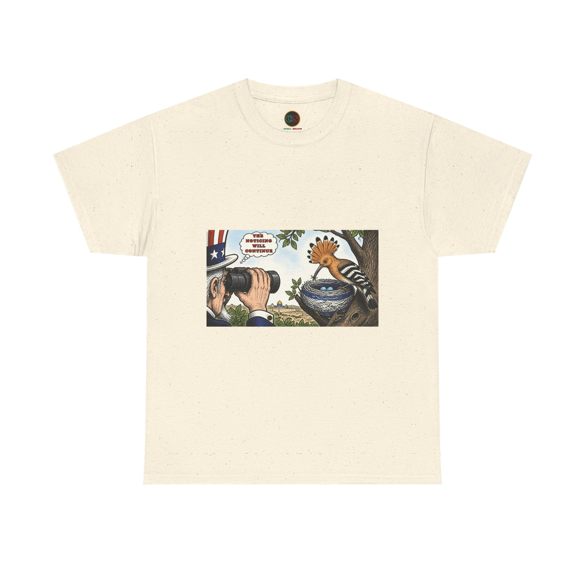 The Bird Watcher Noticing- Heavy Cotton Tee - Cinema Siblings -Shutter Island - Life Imitating Art?