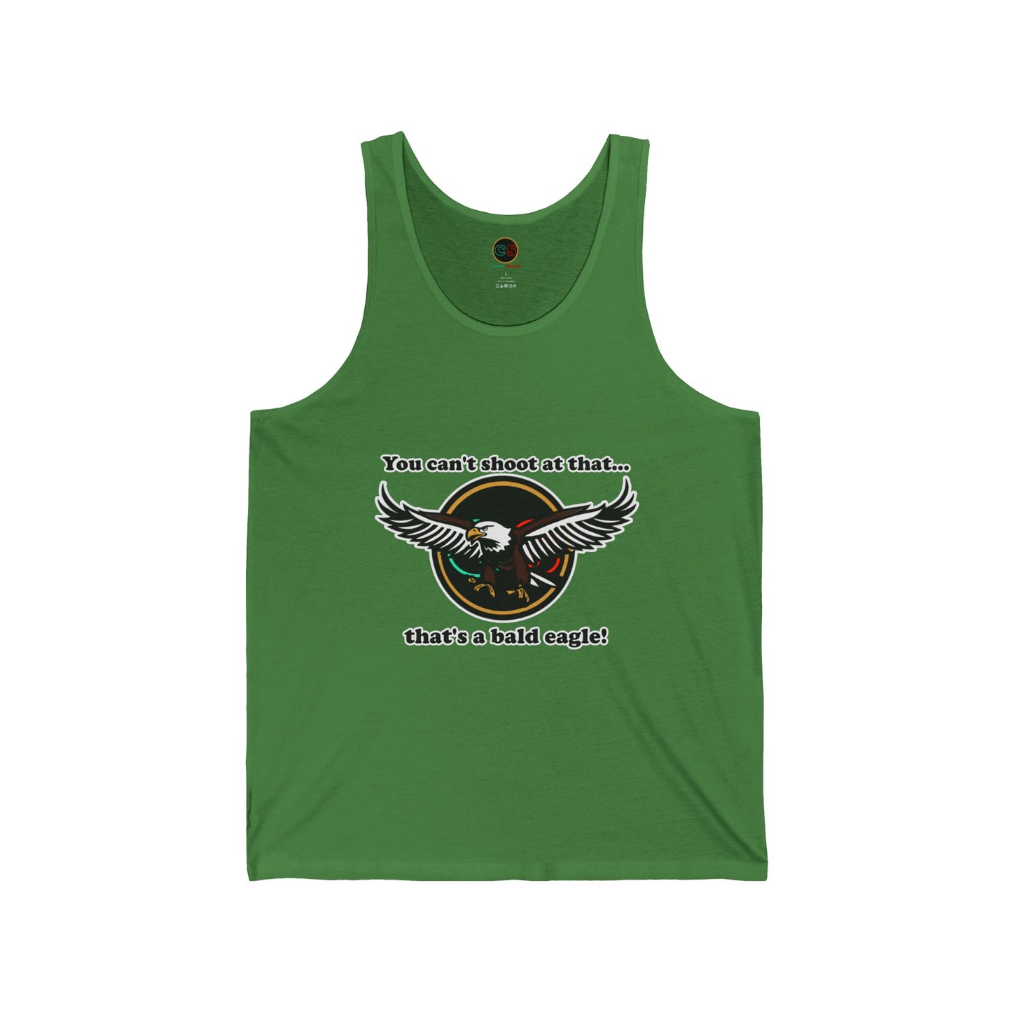 That's a Bald Eagle! Unisex Jersey Tank Cinema Siblings Peacemaker - Demeaning the Hero
