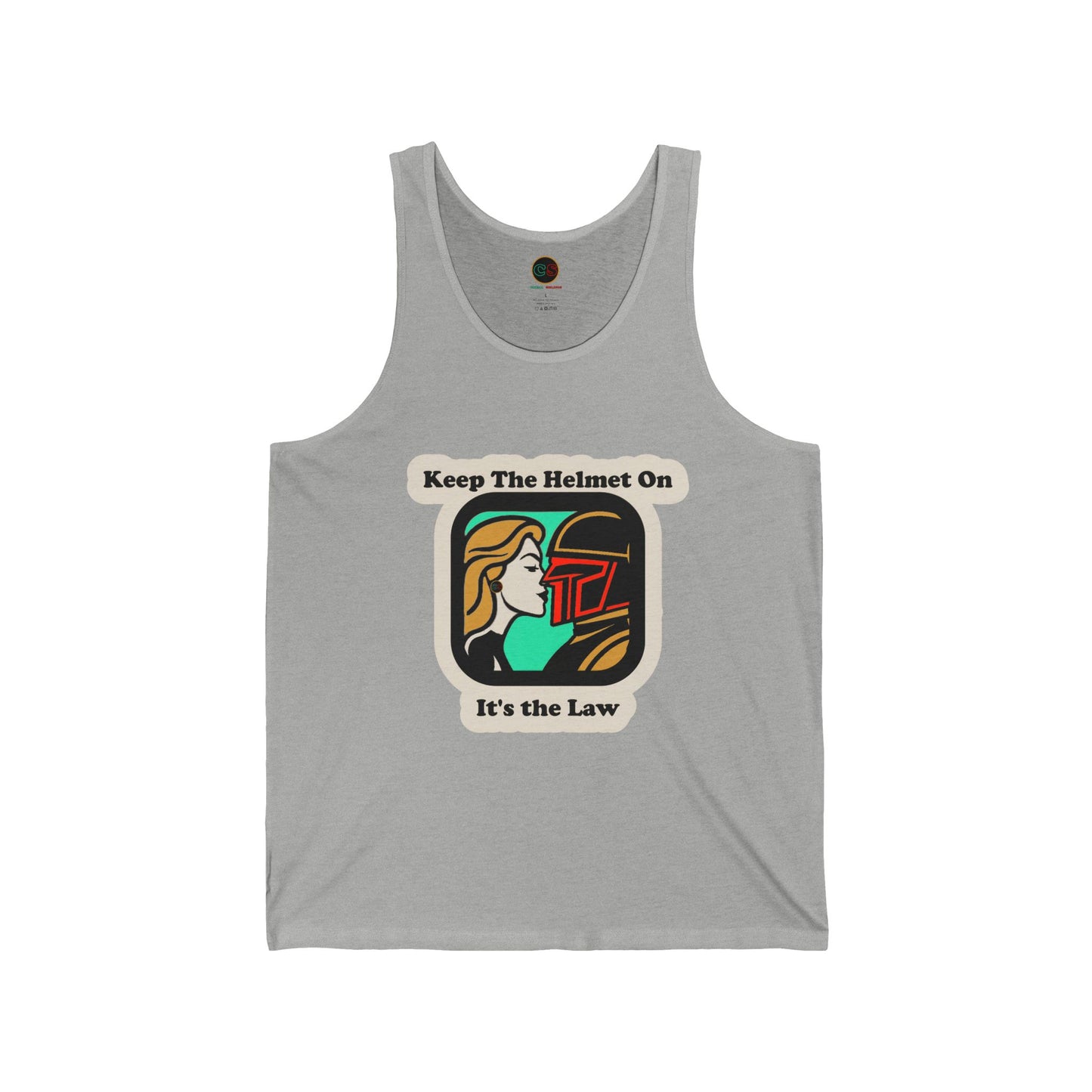 Keep the Helmet On Unisex Jersey Tank Cinema Siblings Episode Dredd The Perfect Reboot