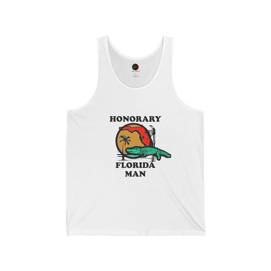 Honorary Florida Man Unisex Jersey Tank Cinema Siblings Episode There Can Be No Road Warrior Without Mad Max
