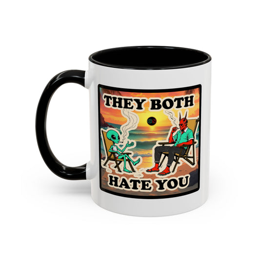 They Both Hate You - Coffee Mug (11, 15oz) Cinema Siblings - War Machine - Predictive Programming or Expensive Commercial?