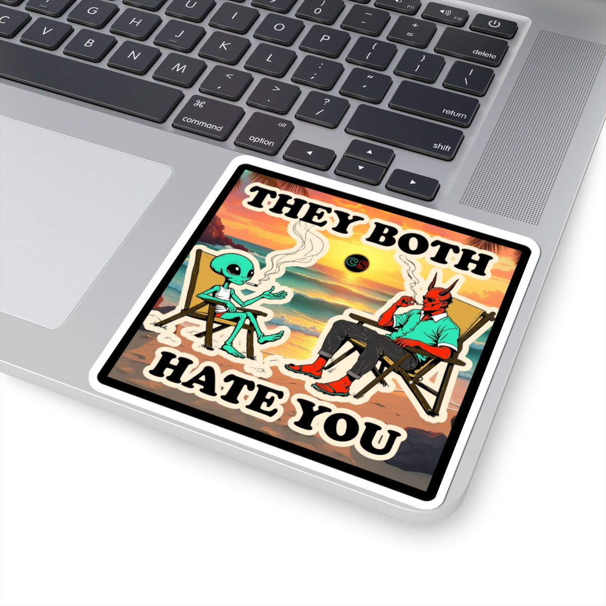 They Both Hate You - Cinema Siblings Stickers - Multiple Sizes - War Machine - Predictive Programming or Expensive Commercial?