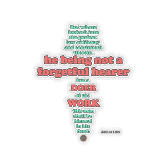 Doer of Works - Cinema Siblings Stickers - Multiple Sizes - Boondock Saints - Altar Call to Action