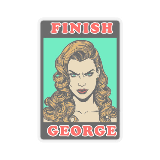 Hear Me Out - Cinema Siblings Stickers - Multiple Sizes - Bob was DONE DIRTY in Stranger Things