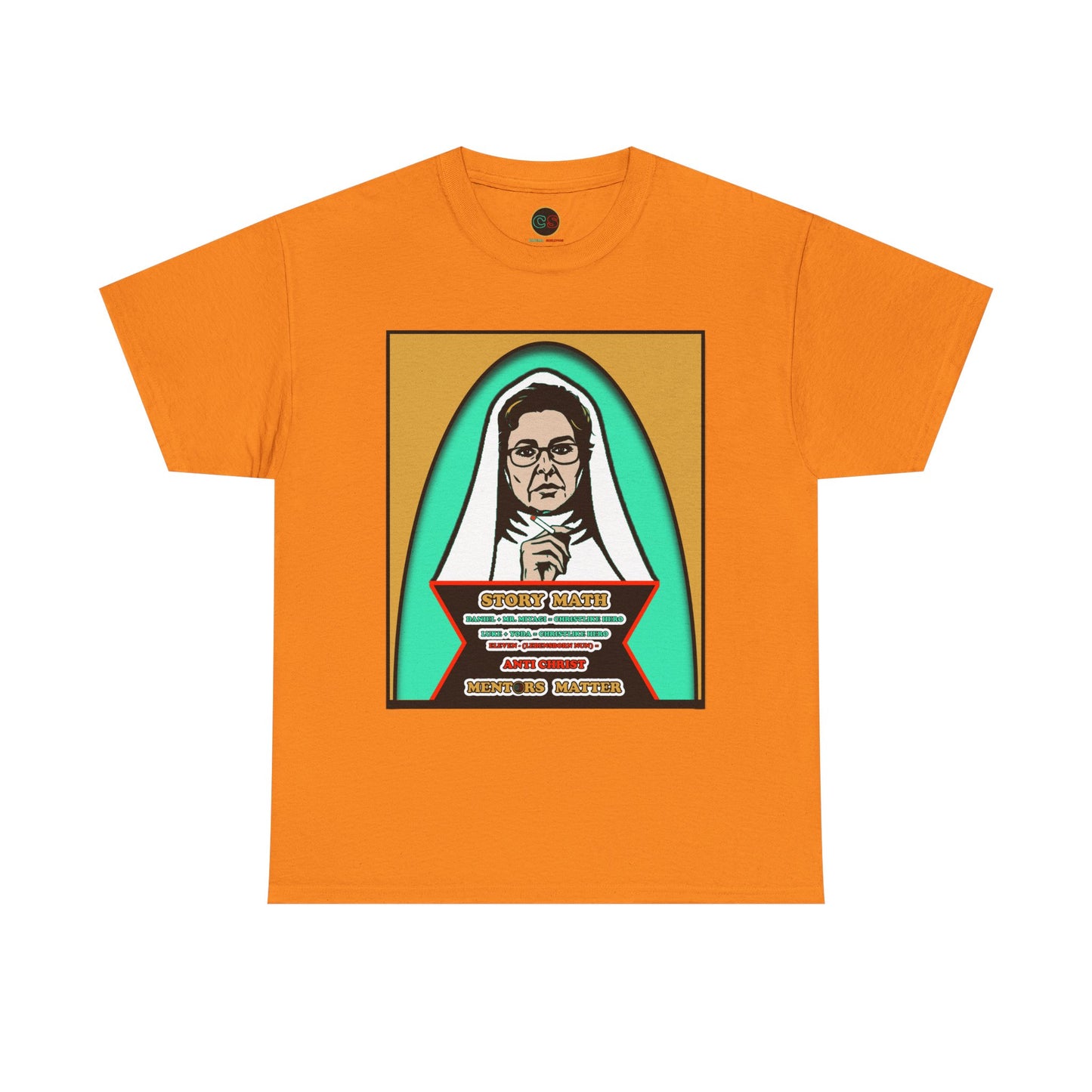 Mentors Matter - Unisex Heavy Cotton Tee Cinema Siblings - How Catholicism Could Have Saved Stranger Things
