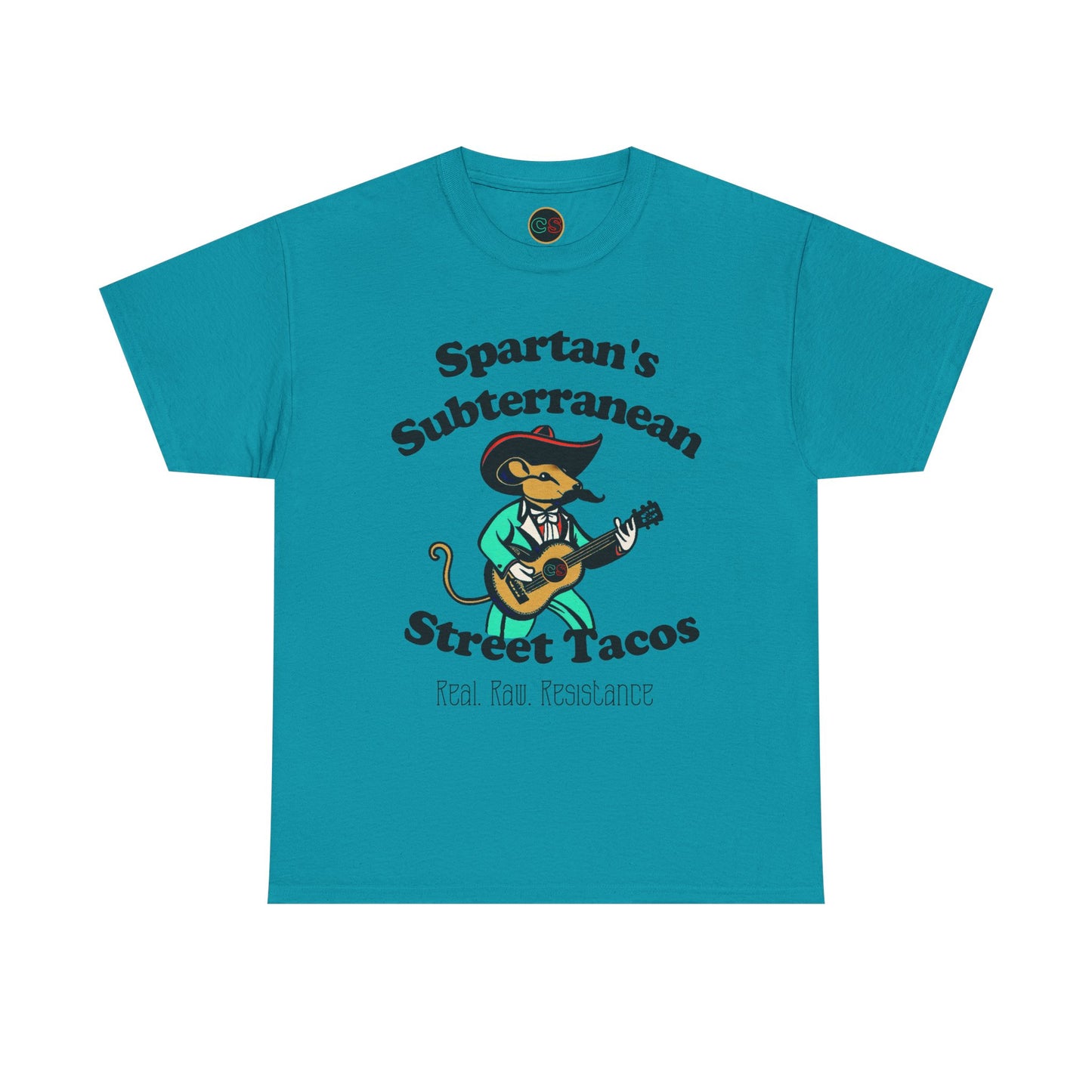 Spartan's Subterranean Tacos - Unisex Heavy Cotton Tee - Demolition Man Practically Prophesy