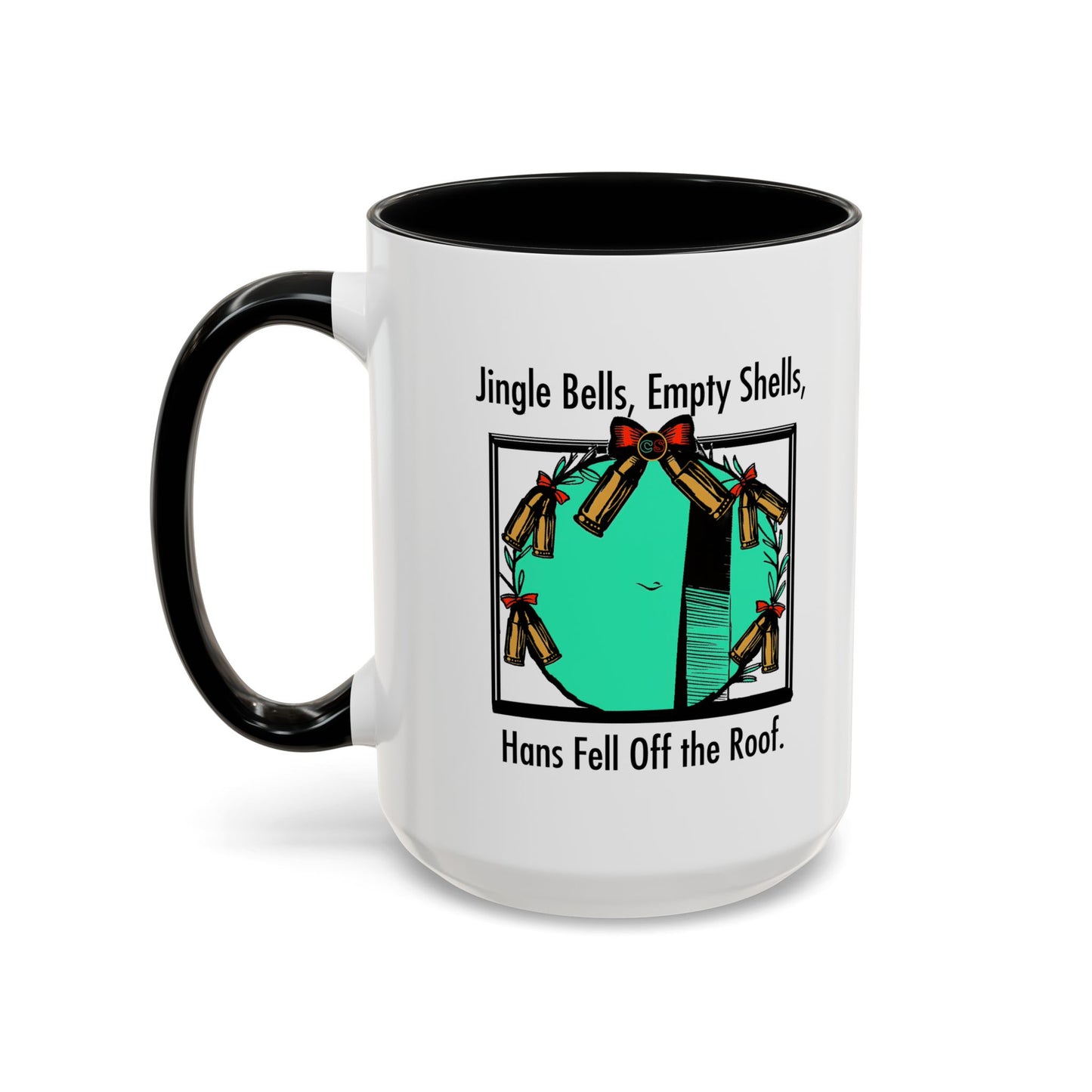 Jingle Shells Accent Coffee Mug Cinema Siblings Episode Die Hard - Is Holly the Bad Guy?