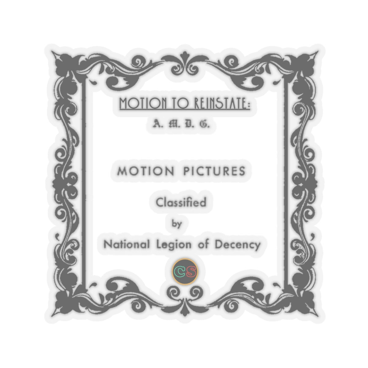 League of Decency - Cinema Siblings Stickers - Multiple Sizes - The Gay Gaze - How Hollywood Lost Touch with Audience Values