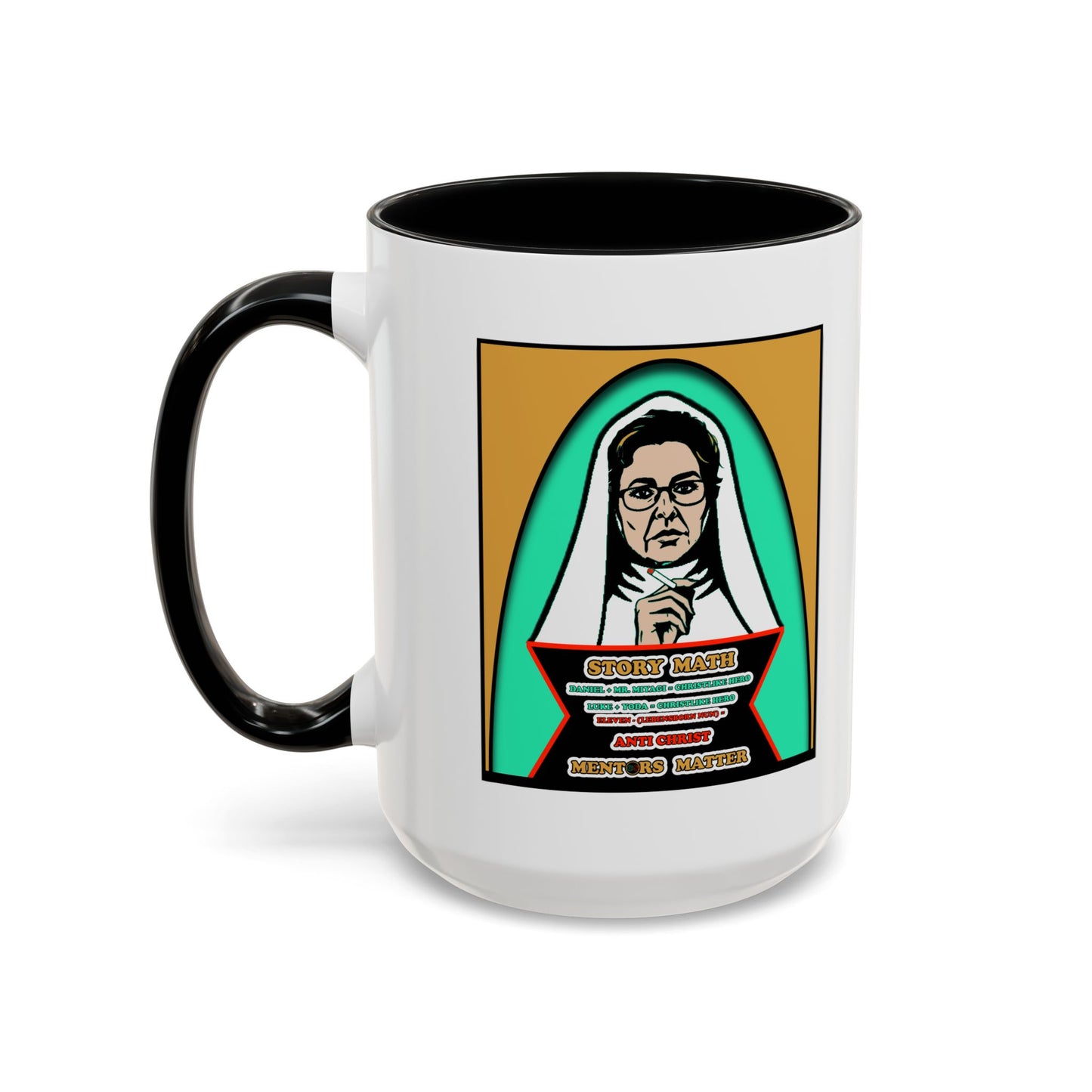 Mentors Matter - Coffee Mug (11, 15oz) Cinema Siblings - How Catholicism Could Have Saved Stranger Things
