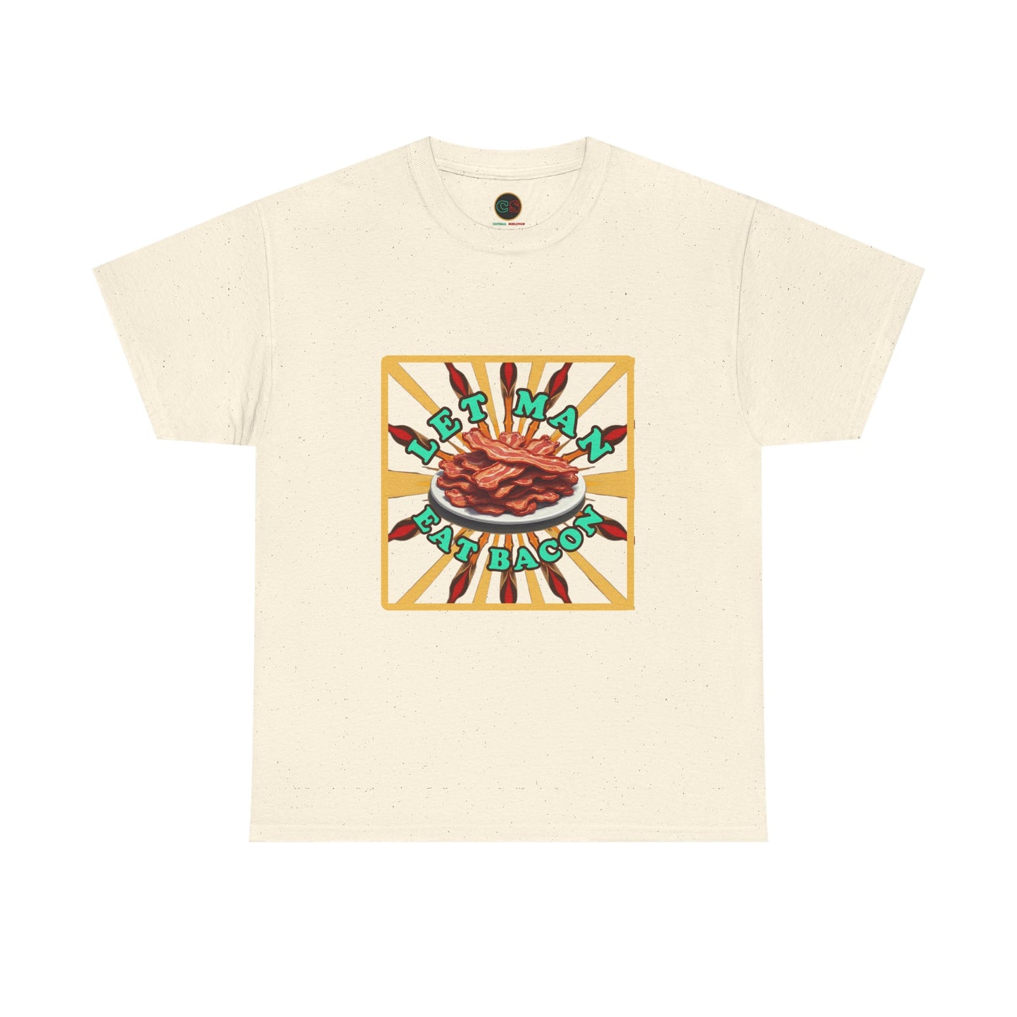 Let Man Eat Bacon - Unisex Heavy Cotton Tee Cinema Siblings - Stranger Things: Judging the Wheelers
