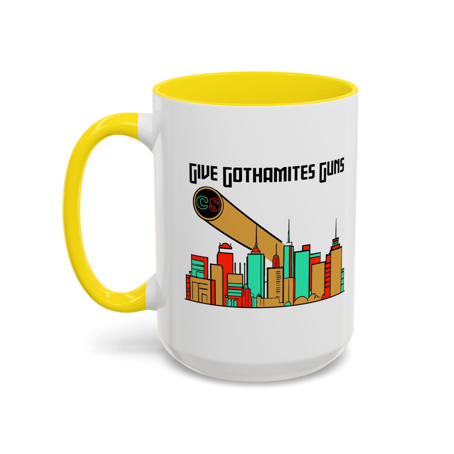 Give Gothamites Guns Accent Coffee Mug Cinema Siblings Episode Joker 2 - Anti-Anti-Hero