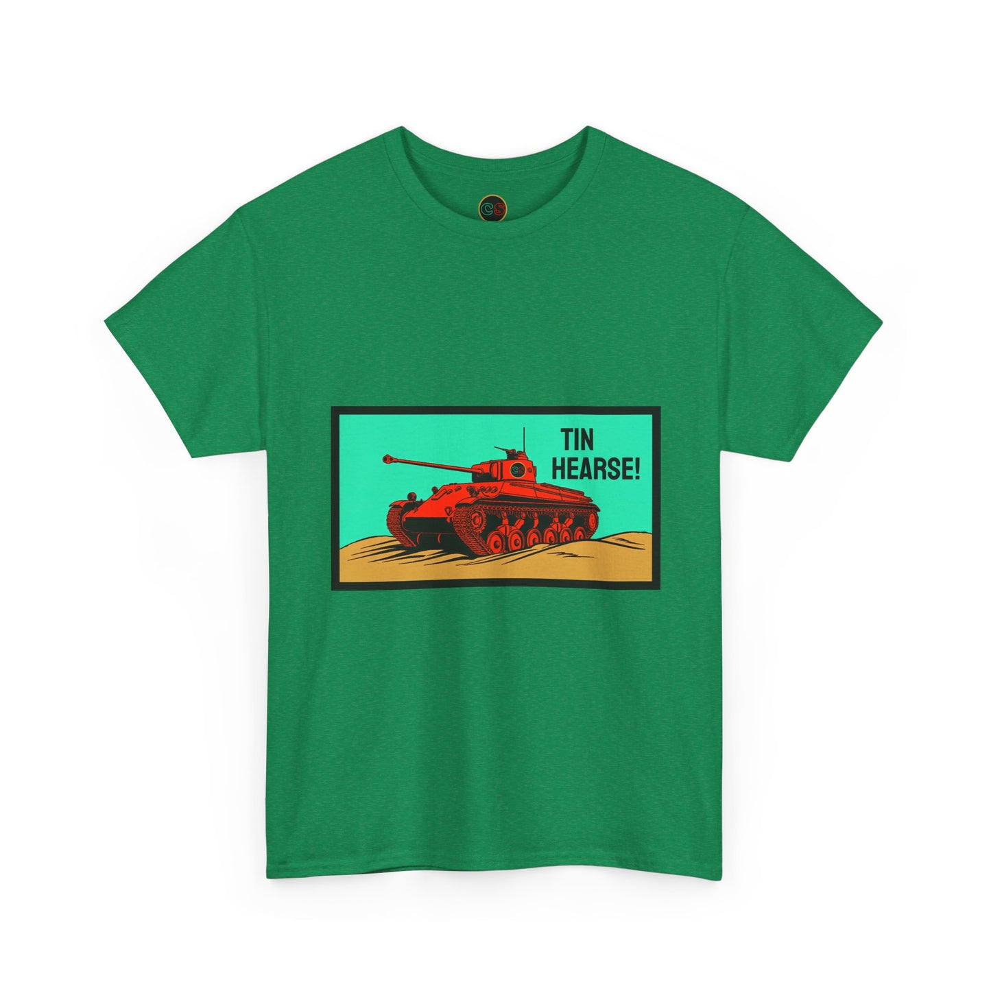 Tin Hearse!  Unisex Heavy Cotton Tee Cinema Siblings Sahara (1942) - Moses or Aragon