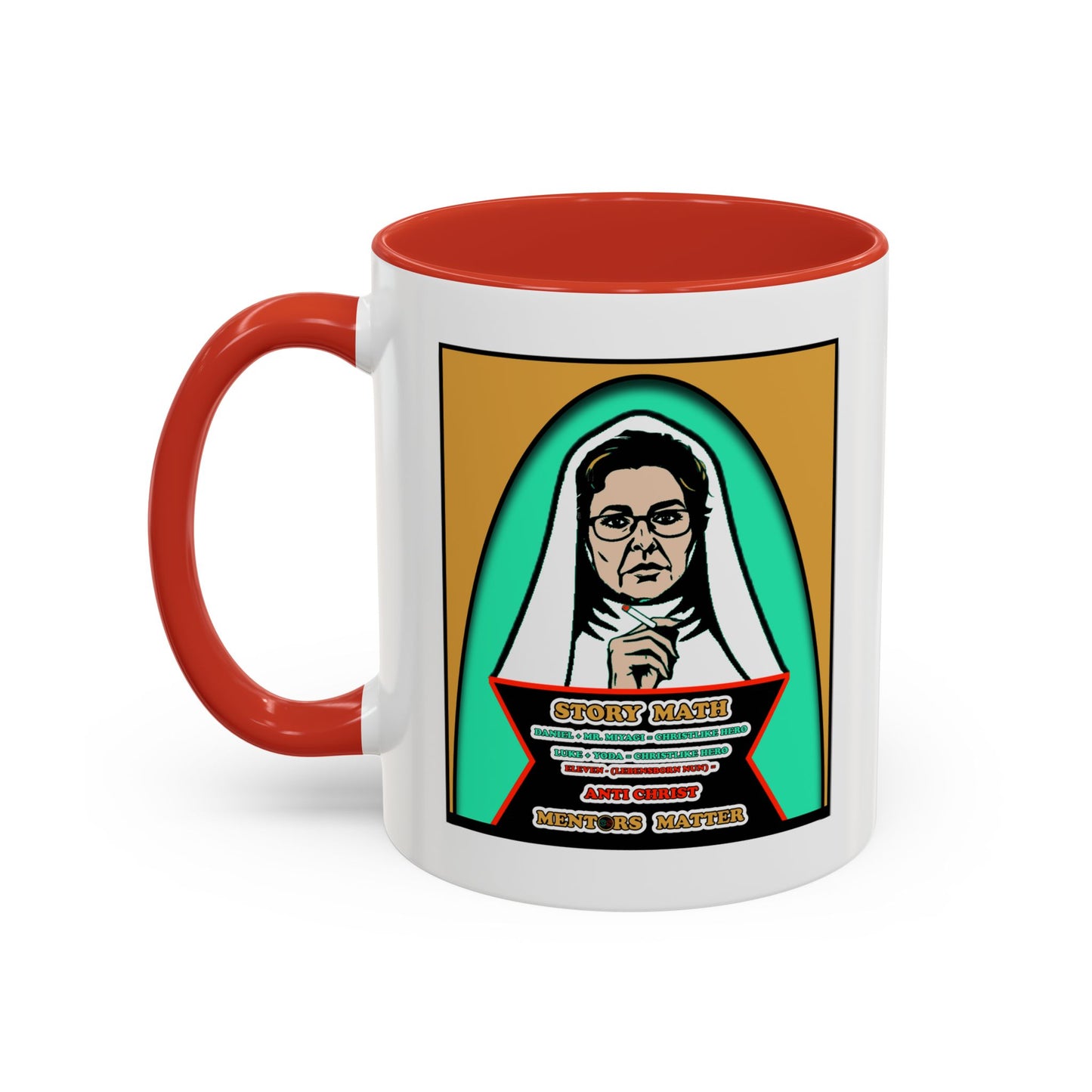 Mentors Matter - Coffee Mug (11, 15oz) Cinema Siblings - How Catholicism Could Have Saved Stranger Things