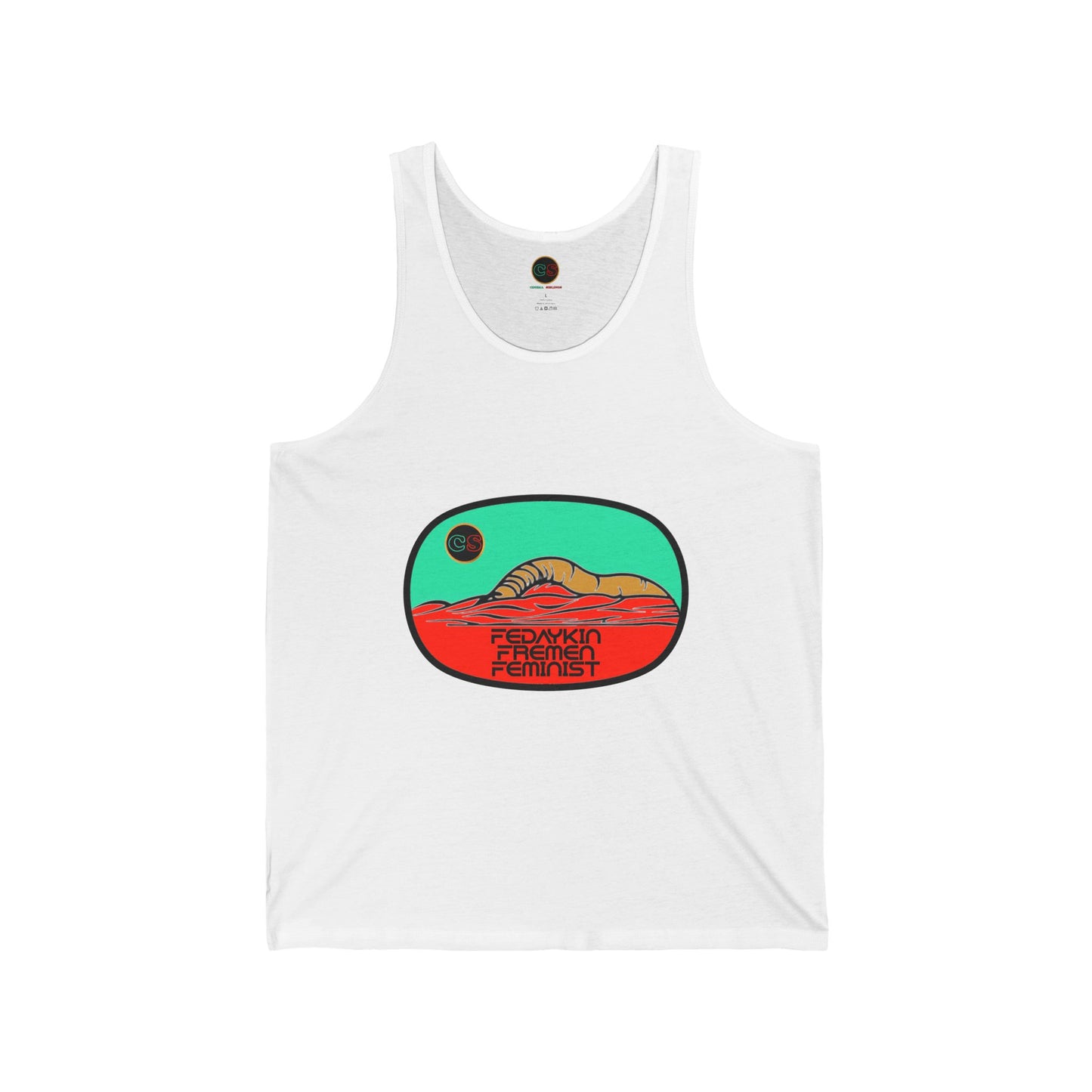 Sand Worm Surprise Unisex Jersey Tank Cinema Siblings Episode Dune - Lost in the Desert