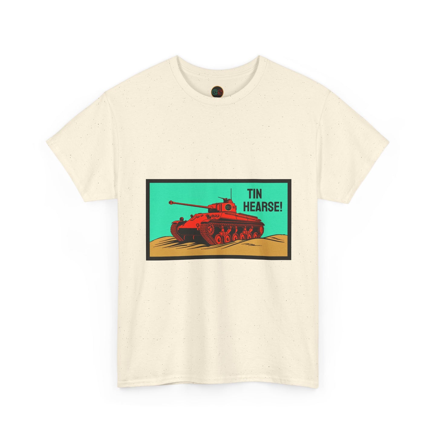 Tin Hearse!  Unisex Heavy Cotton Tee Cinema Siblings Sahara (1942) - Moses or Aragon
