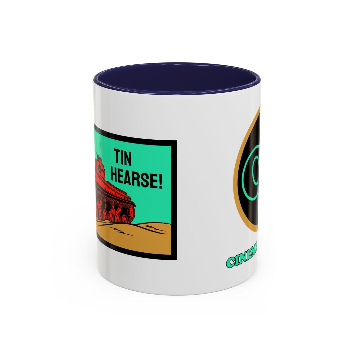 Tin Hearse! Coffee Mug (11, 15oz) Cinema Siblings Sahara (1942) - Moses or Aragon