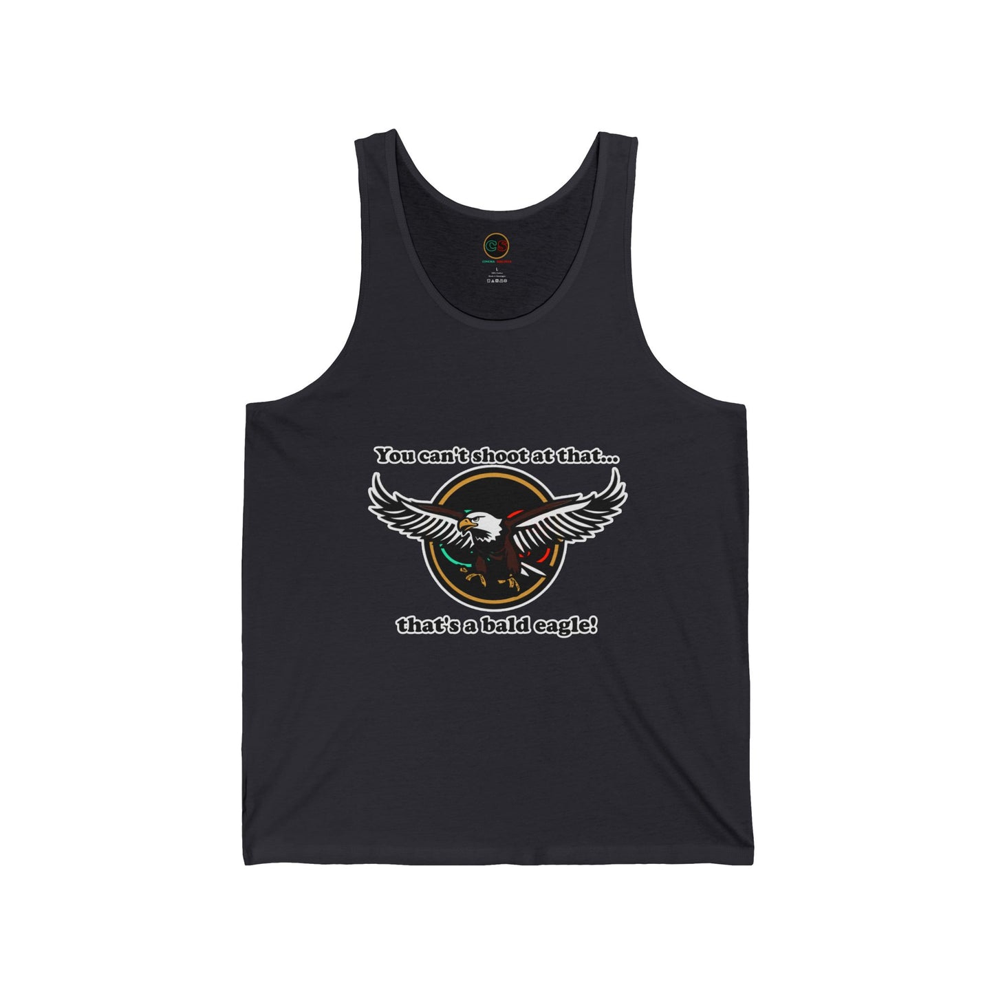 That's a Bald Eagle! Unisex Jersey Tank Cinema Siblings Peacemaker - Demeaning the Hero
