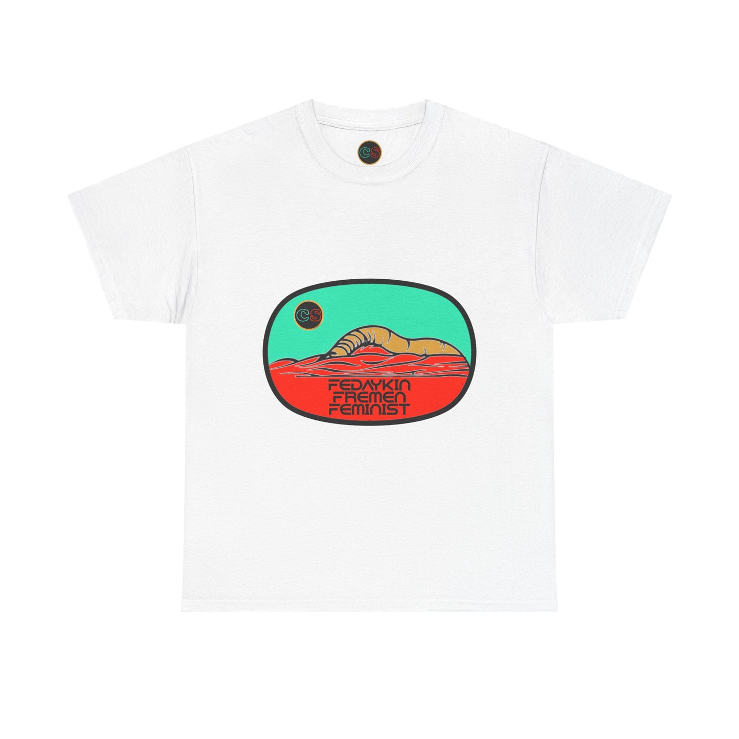 Sand Worm Surprise Unisex Heavy Cotton Tee Cinema Siblings Episode Dune - Lost in the Desert