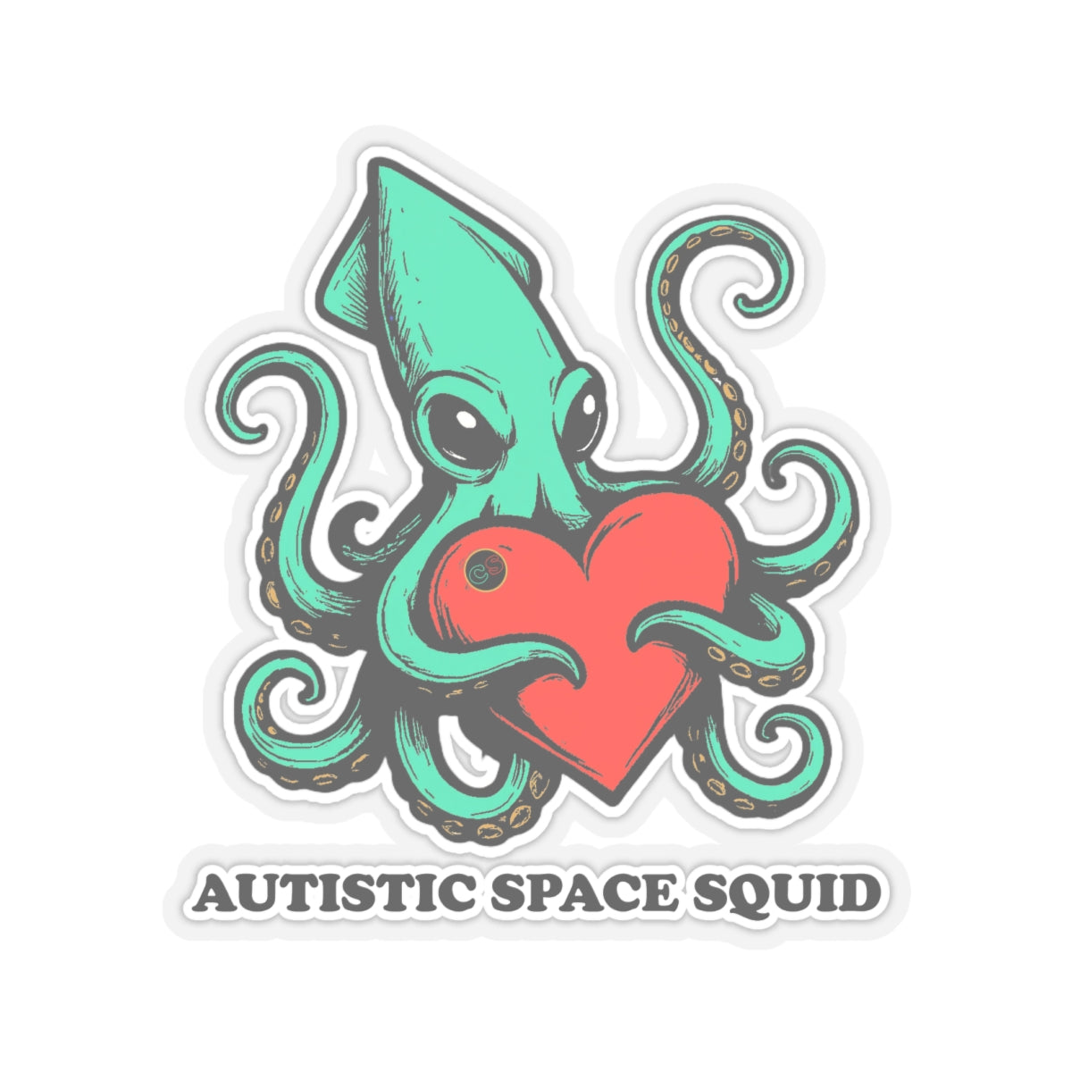 Autistic Space Squid Cinema Siblings Stickers - Multiple Sizes -  Galaxy Quest: The Search for Earnestness