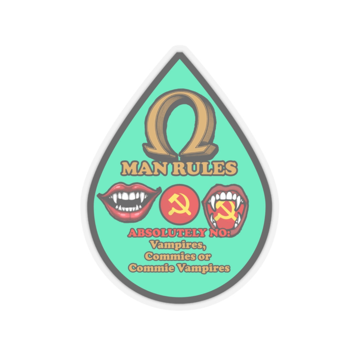 NO C*mmie Vamps Cinema Siblings Stickers - Multiple Sizes -  I am Legend, Omega Man, Last Man on Earth: How One Book Spawned Three Movies