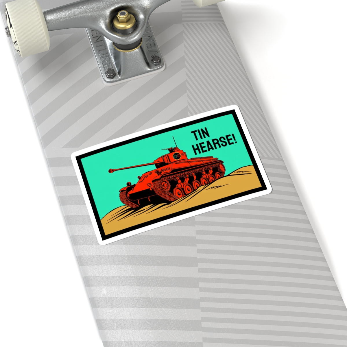 Tin Hearse! Cinema Siblings Stickers - Multiple Sizes -  Sahara (1942) - Moses or Aragon