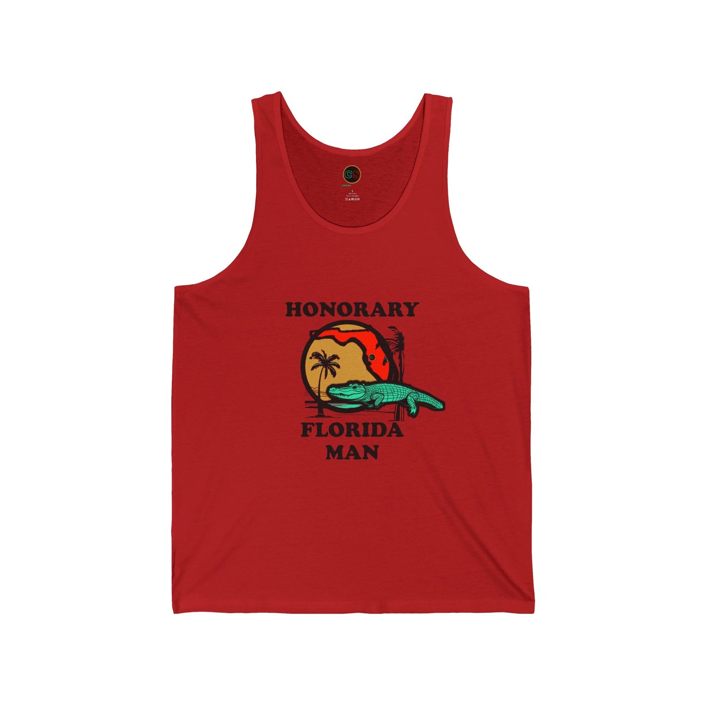 Honorary Florida Man Unisex Jersey Tank Cinema Siblings Episode There Can Be No Road Warrior Without Mad Max