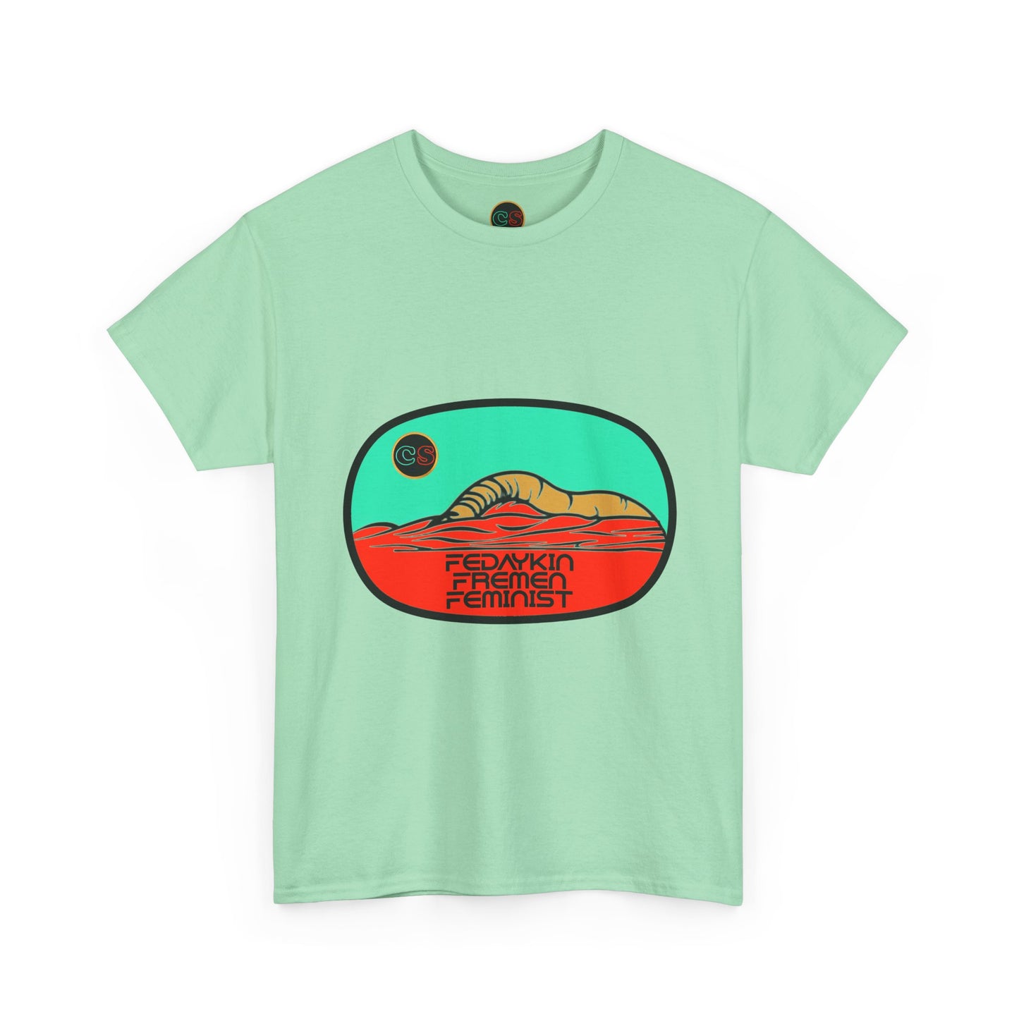 Sand Worm Surprise Unisex Heavy Cotton Tee Cinema Siblings Episode Dune - Lost in the Desert