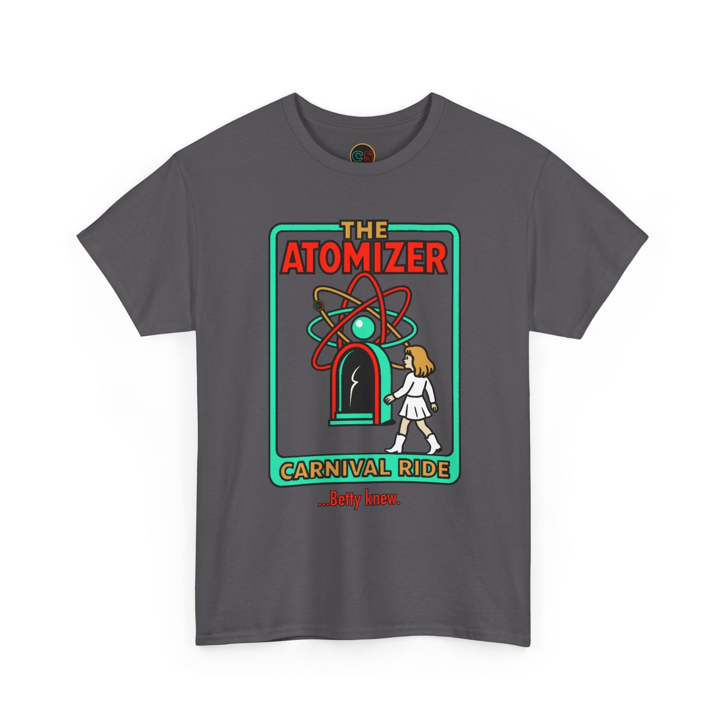 The Atomizer - Betty Knew - Unisex Heavy Cotton Tee - Splash, Mannequin & Weird Science 1980's Manic Pixie Dream Pygmalion