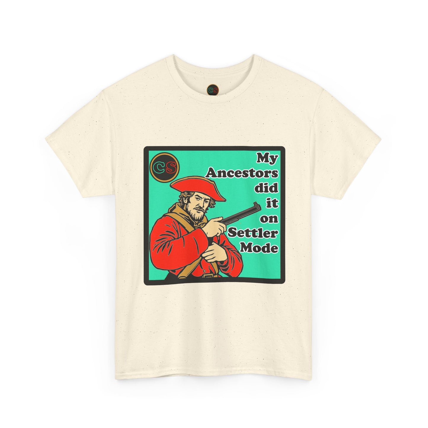 Settler Mode - Unisex Heavy Cotton Tee Cinema Siblings - Black Widow vs Black Sunday - Eye Spy Lady Spies