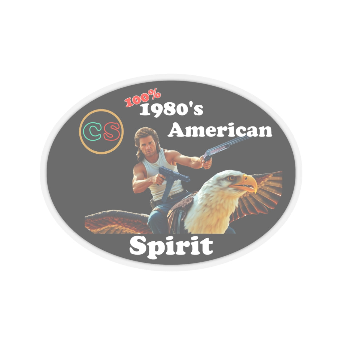 100% 1980s American Spirit Cinema Siblings Stickers - Multiple Sizes -  Episode Big Trouble in Little China - The MOST American Movie