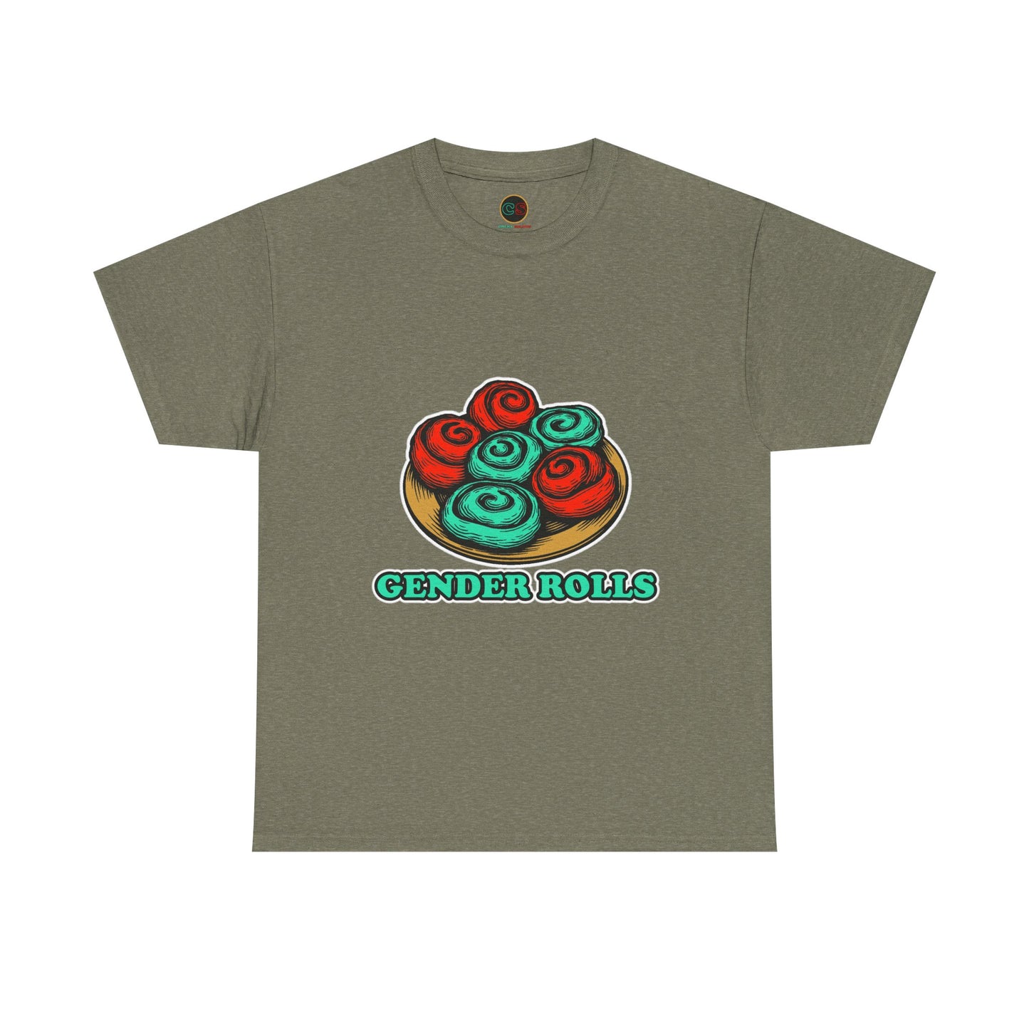 Gender Rolls - Unisex Heavy Cotton Tee Cinema Siblings - Stranger Things Hated Gender Roles