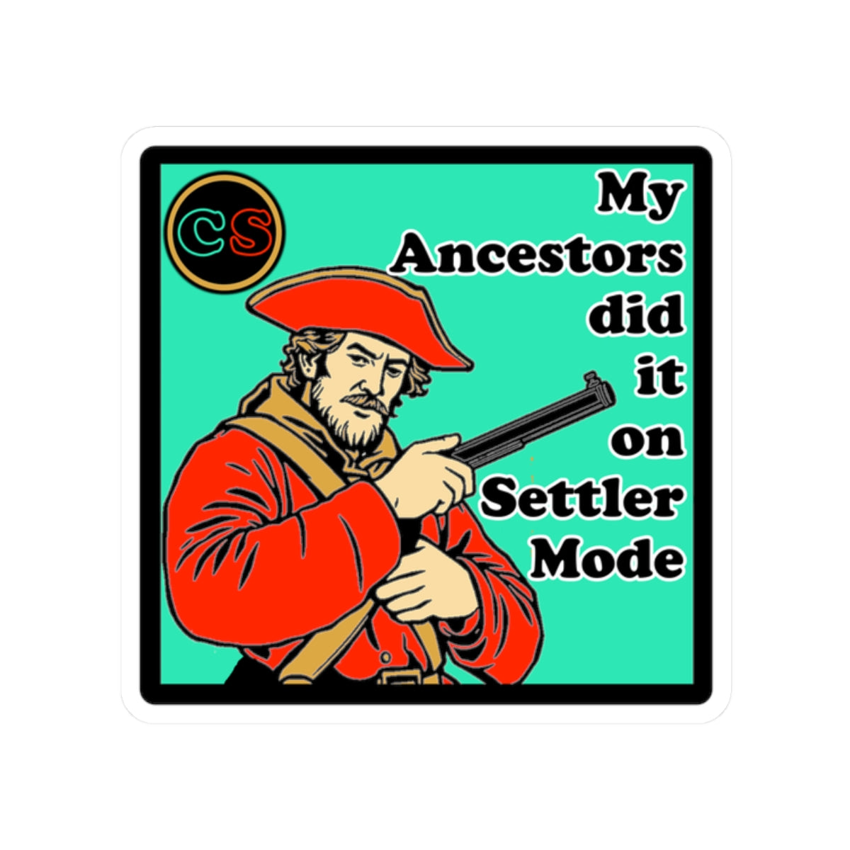 Settler Mode - Cinema Siblings Stickers - Multiple Sizes - Black Widow vs Black Sunday - Eye Spy Lady Spies