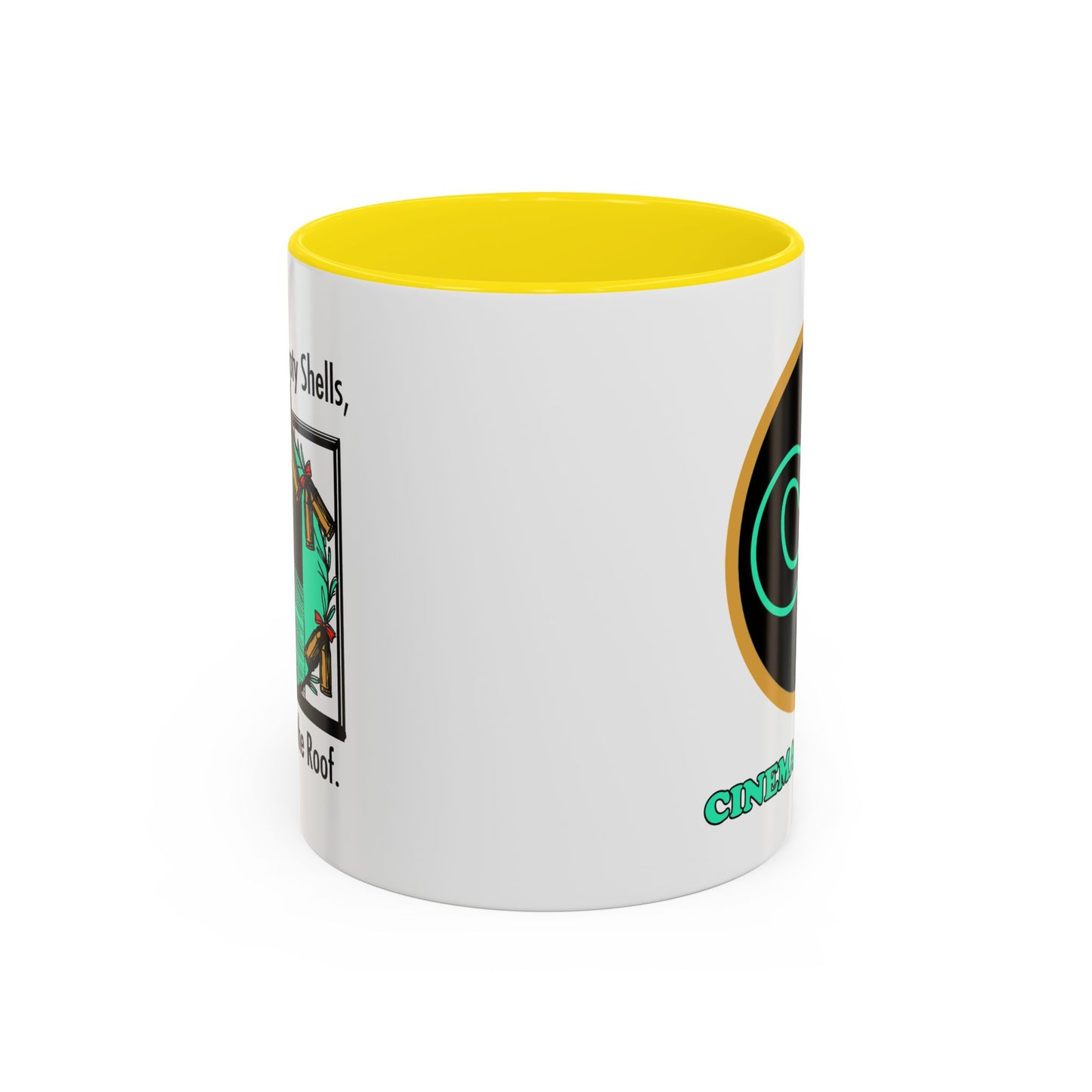 Jingle Shells Accent Coffee Mug Cinema Siblings Episode Die Hard - Is Holly the Bad Guy?