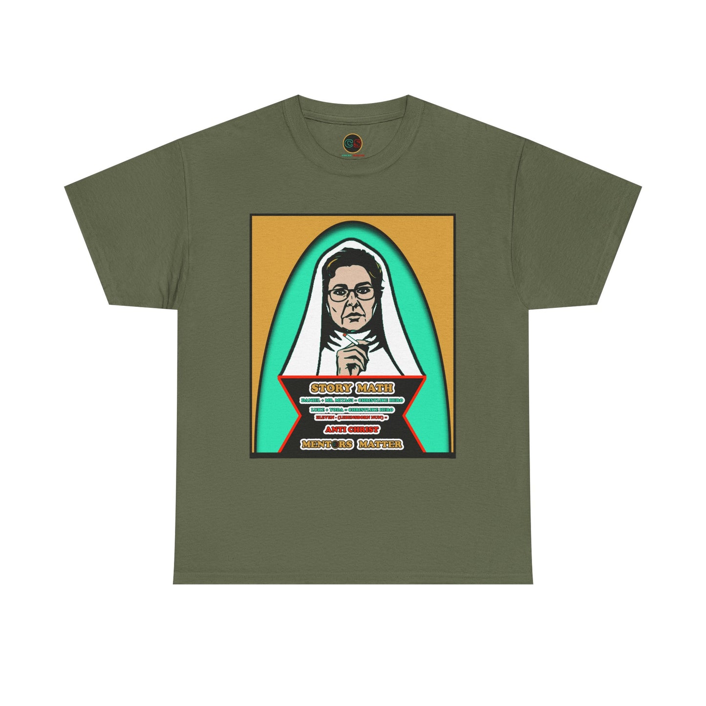 Mentors Matter - Unisex Heavy Cotton Tee Cinema Siblings - How Catholicism Could Have Saved Stranger Things