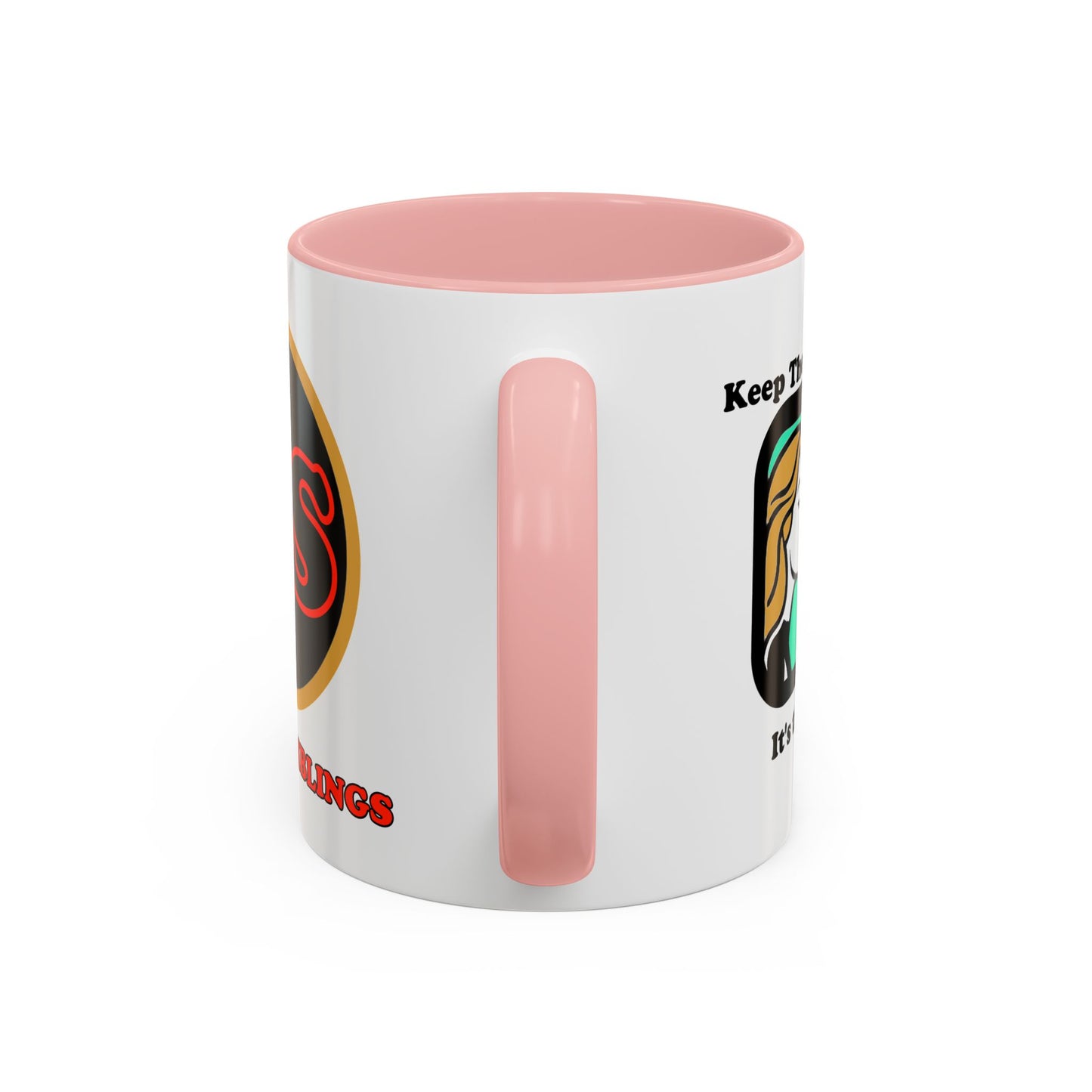 Keep the Helmet On Accent Coffee Mug Cinema Siblings Episode Dredd The Perfect Reboot