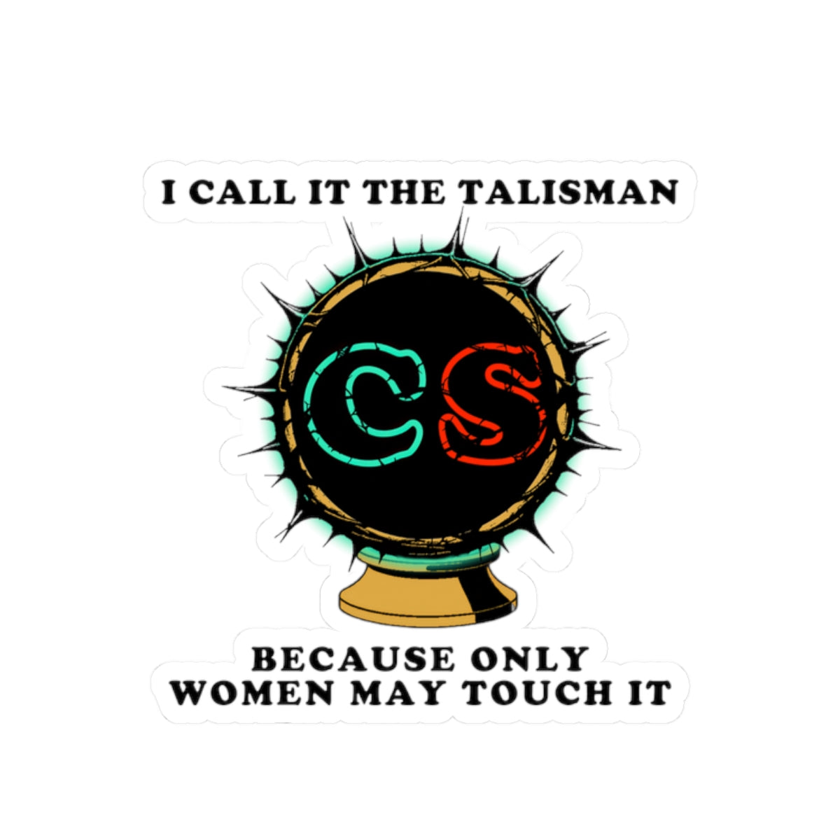 I call it the Talisman - Cinema Siblings Stickers - Multiple Sizes - Red Sonja 1985 - An Underrated Gem