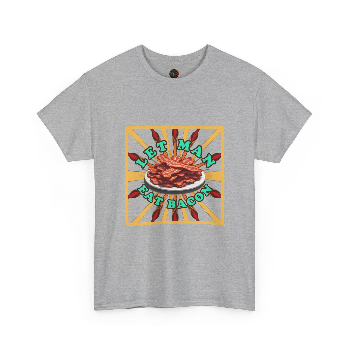 Let Man Eat Bacon - Unisex Heavy Cotton Tee Cinema Siblings - Stranger Things: Judging the Wheelers