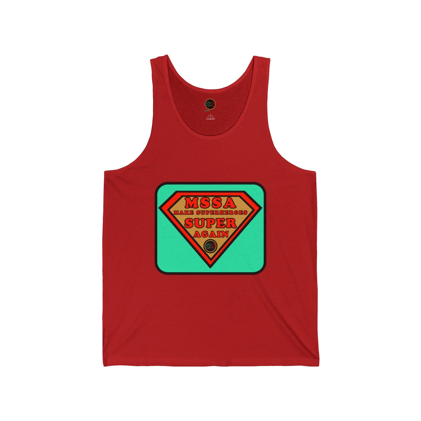 MSSA - Make Superheroes Super Again Unisex Jersey Tank Cinema Siblings SUPERMAN: Donner, Snyder & Gunn - The Purpose of Power