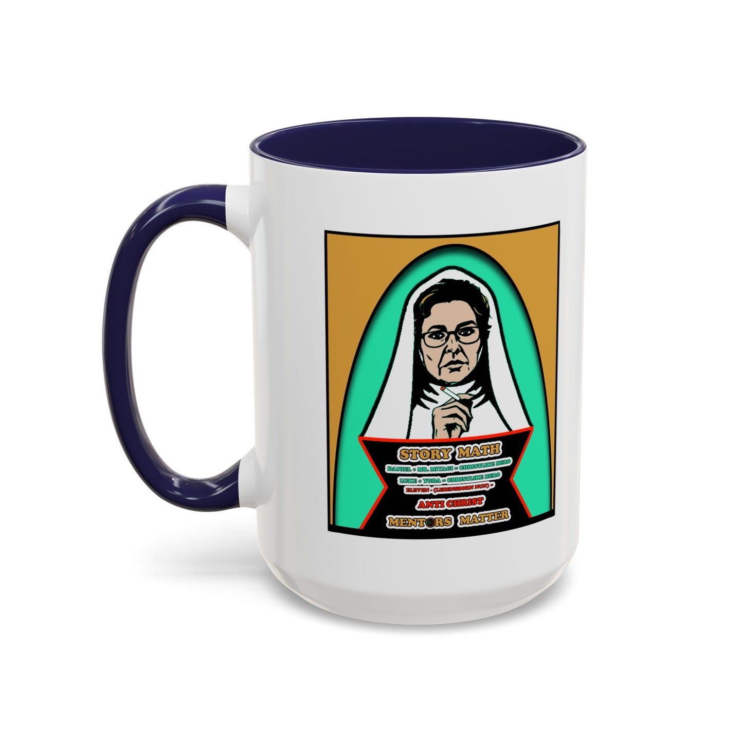 Mentors Matter - Coffee Mug (11, 15oz) Cinema Siblings - How Catholicism Could Have Saved Stranger Things