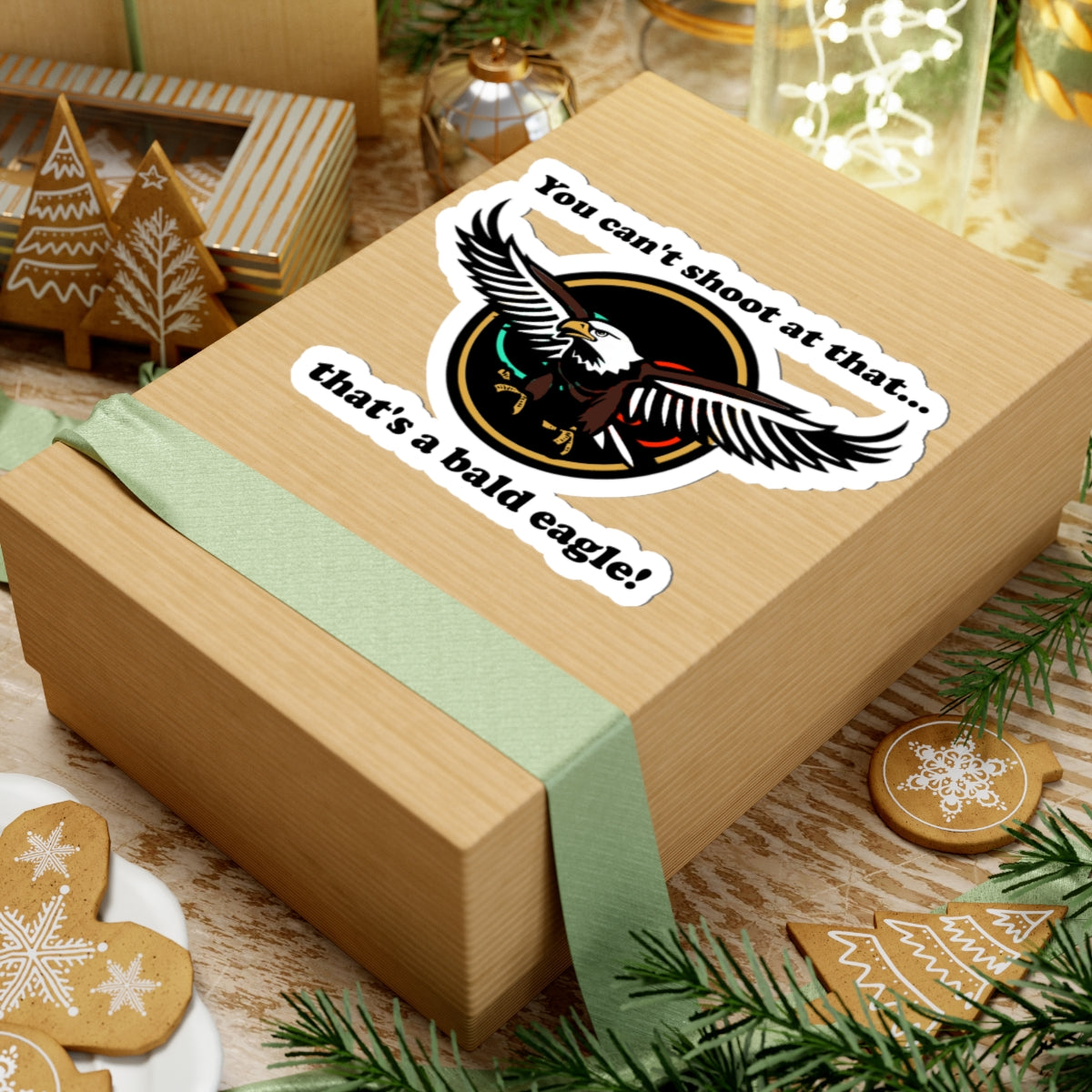 That's a Bald Eagle! Cinema Siblings Stickers - Multiple Sizes - Peacemaker - Demeaning the Hero