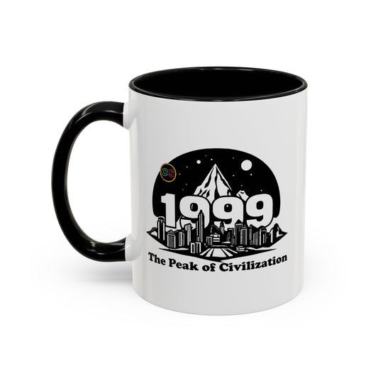Accent Coffee Mug Cinema Siblings Episode Office Space, Matrix and Fight Club 1999 The Peak of Civilization
