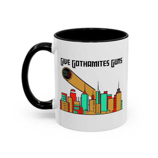 Give Gothamites Guns Accent Coffee Mug Cinema Siblings Episode Joker 2 - Anti-Anti-Hero