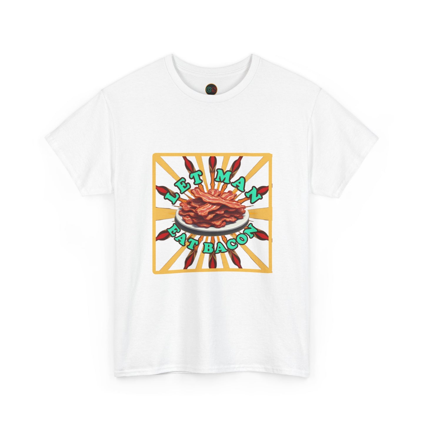 Let Man Eat Bacon - Unisex Heavy Cotton Tee Cinema Siblings - Stranger Things: Judging the Wheelers