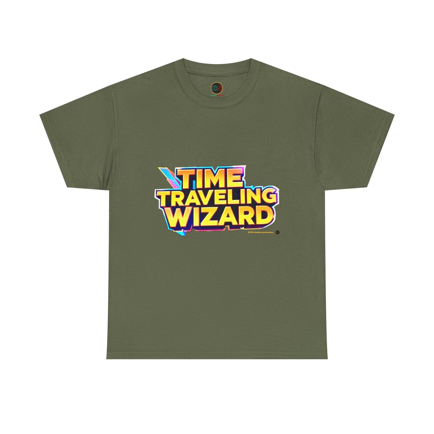Time Traveling Wizard - Unisex Heavy Cotton Tee - Cinema Siblings - The Abandons: The Worst Western Ever Made