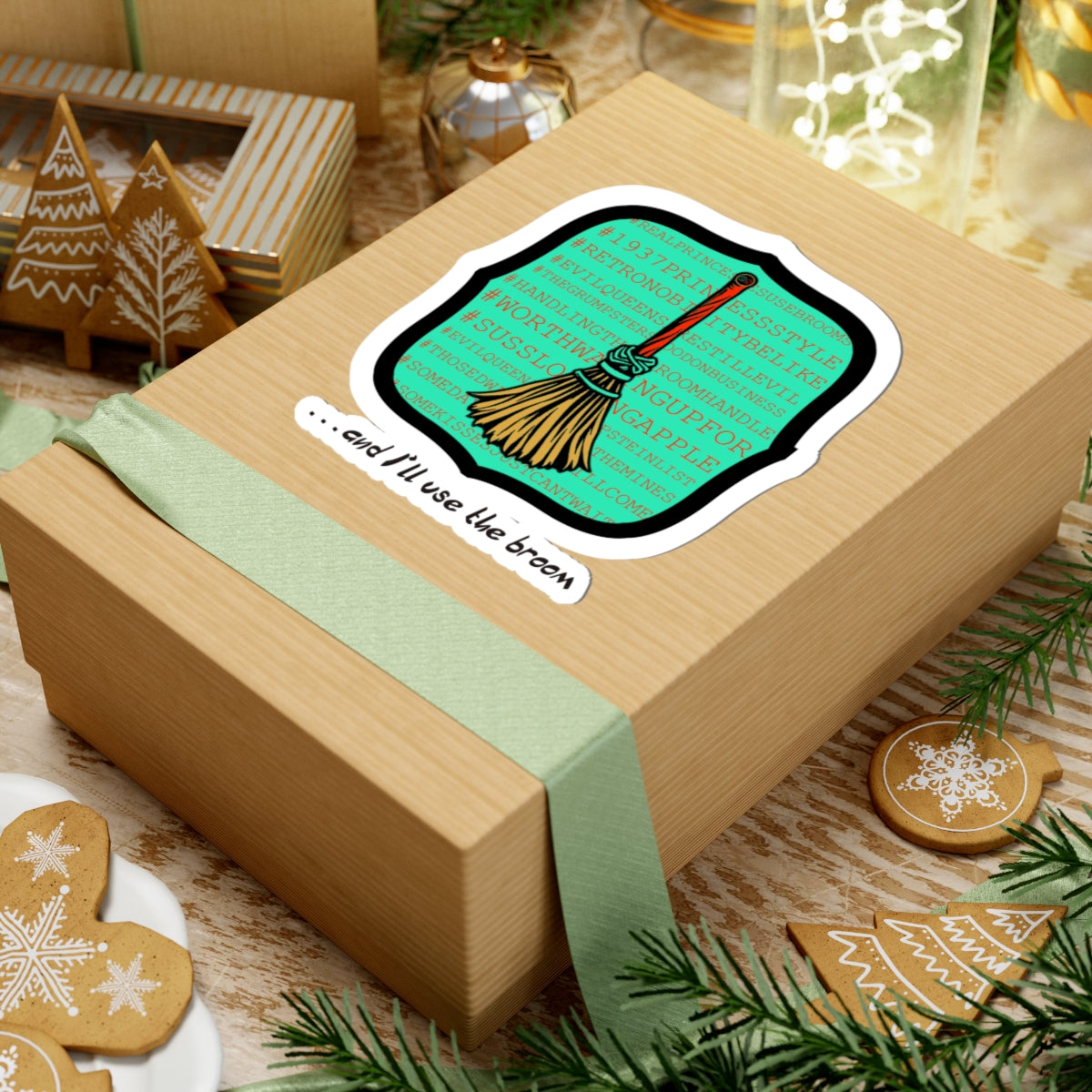 Snow White - Princess to Prop(paganda) Cinema Siblings Stickers - Multiple Sizes - and I'll Use the Broom