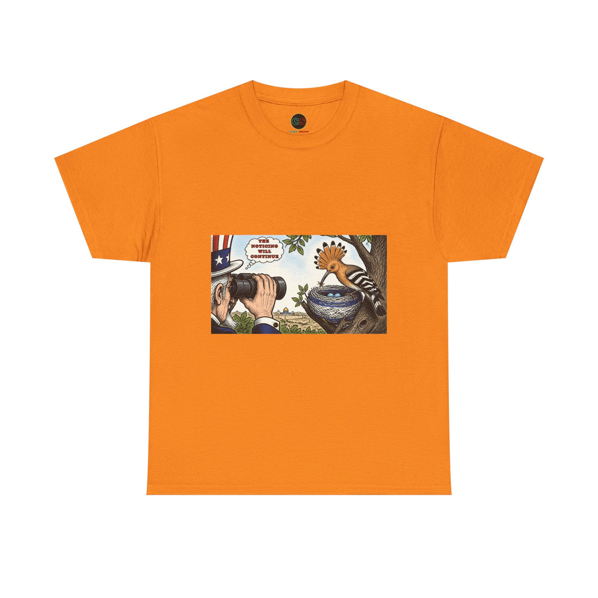 The Bird Watcher Noticing- Heavy Cotton Tee - Cinema Siblings -Shutter Island - Life Imitating Art?